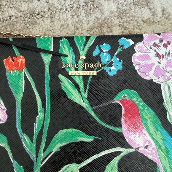 Kate Spade Black Floral Crossbody Bag - Picture 2 of 8
